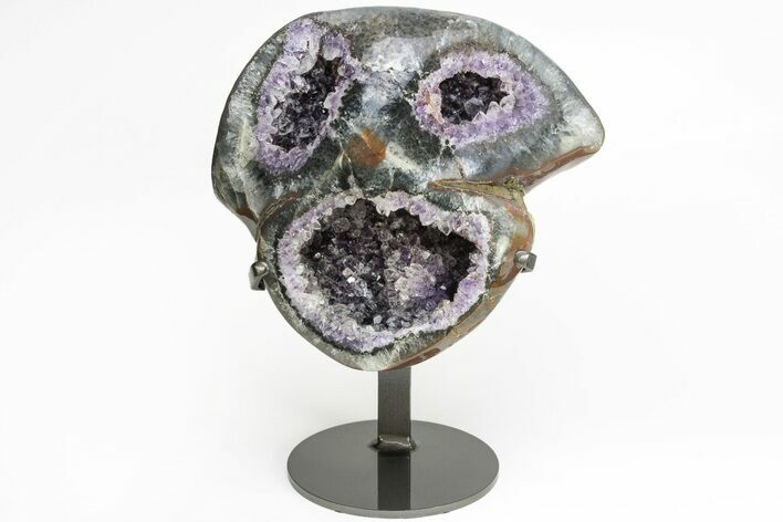 Unique Amethyst Geode with a Face - Uruguay #213421